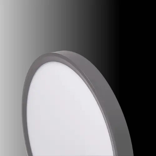 Green Earth Lighting Australia Oyster light DELGADŌ 24W BLACK TRI-COLOUR DIMMABLE ULTRA THIN OYSTER DELGADŌ24B