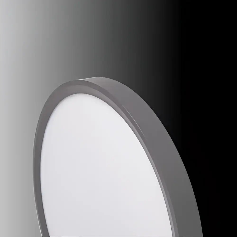 Green Earth Lighting Australia Oyster light DELGADŌ 32W BLACK TRI-COLOUR DIMMABLE ULTRA THIN OYSTER DELGADŌ32B