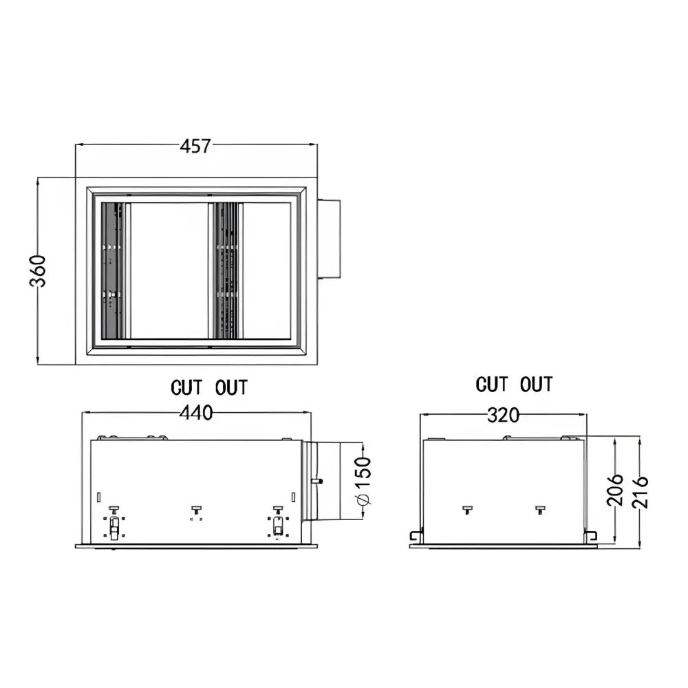 Mercator Domini 3 in 1 Bathroom Exhaust Fan