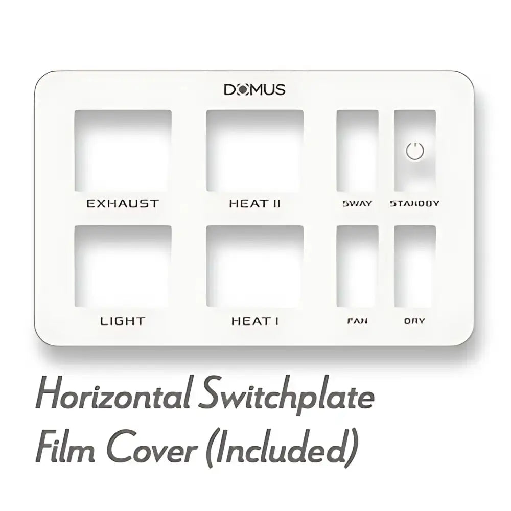 Domus Airsway 6-in-1 Ptc Bathroom Heater Exhaust Fan
