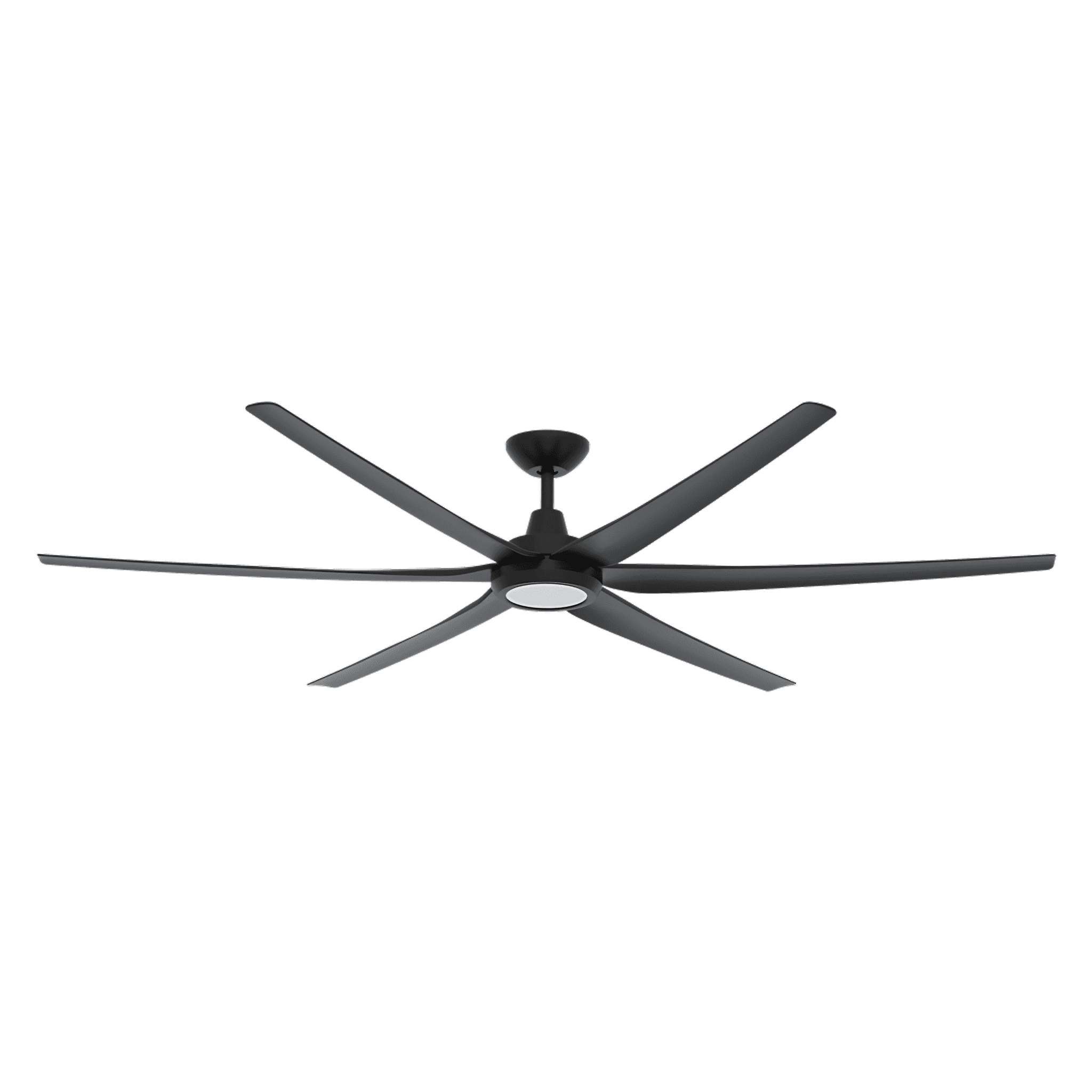 Green Earth Lighting Australia Ceiling Fan GLIDE 80" Black DC Ceiling Fan with Remote & CCT LED Light 60162
