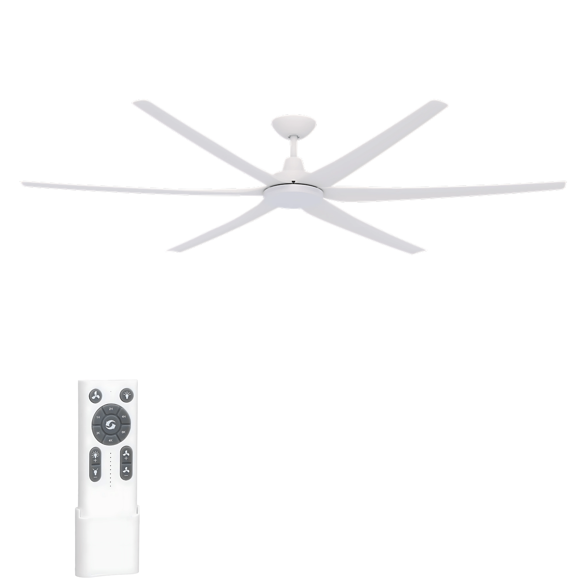 Green Earth Lighting Australia Ceiling Fan GLIDE 80" White DC Ceiling Fan with Remote 60156