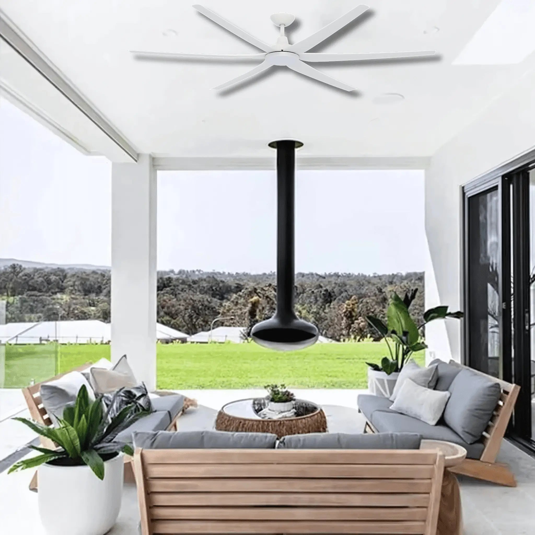 Domus Glide 80 Inch Dc Ceiling Fan with Remote