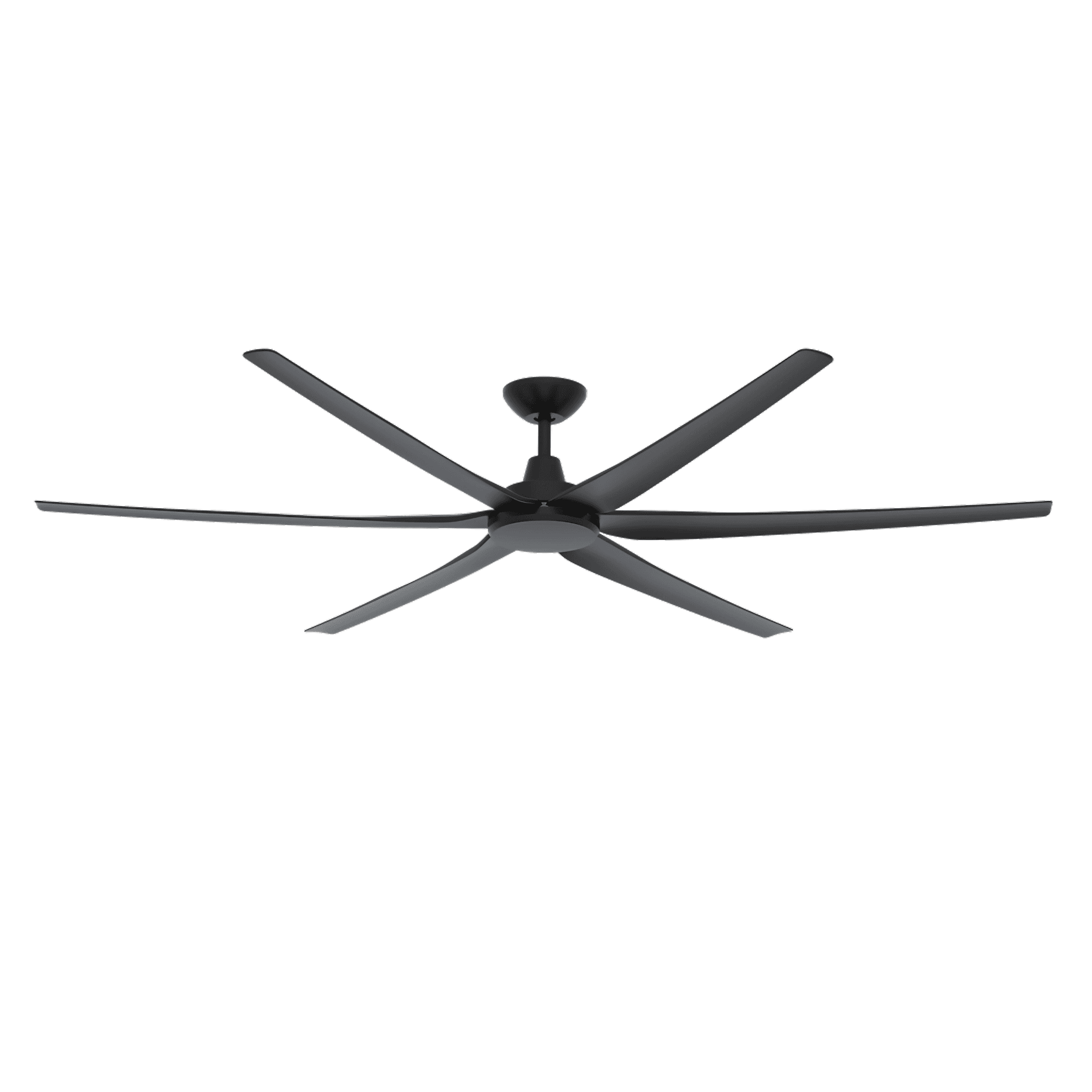 Green Earth Lighting Australia Ceiling Fan GLIDE 80" Black DC Ceiling Fan with Remote & Wall Control 60157 + CFA-WDC1
