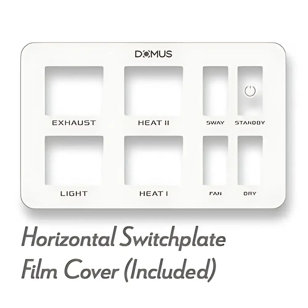 Domus Infinity 6-In-1 Premium PTC Bathroom Heater - 3 in 1 bathroom heat