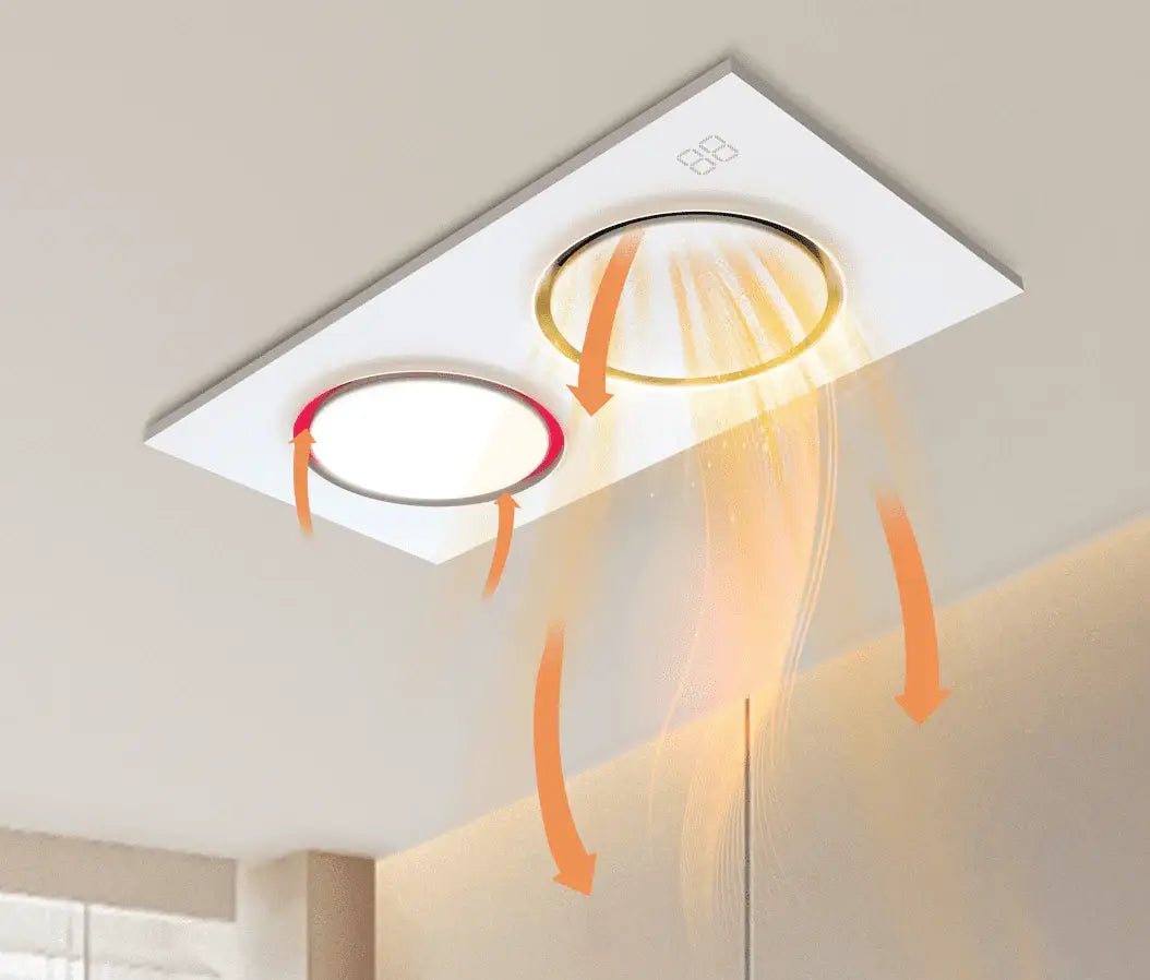 Domus Infinity Ptc Bathroom Heater Exhaust Fan