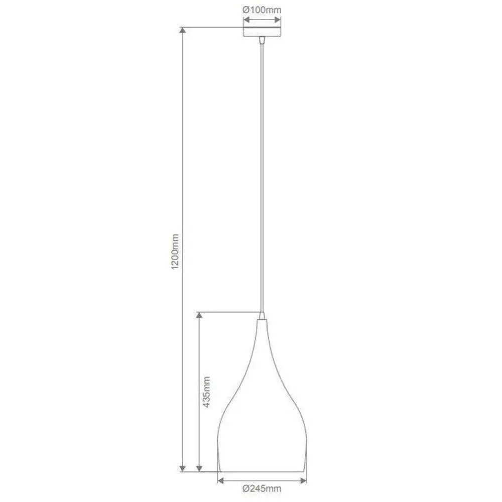 Domus Lighting PENDANTS Domus JADE-240 - 1 Light Pendant