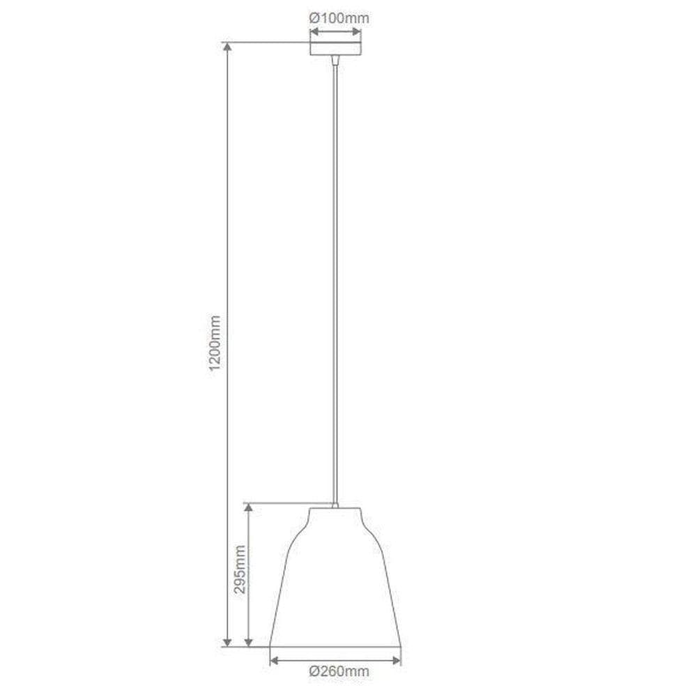 Domus Lighting PENDANTS Domus ZOEY-260 - 1 Light Pendant