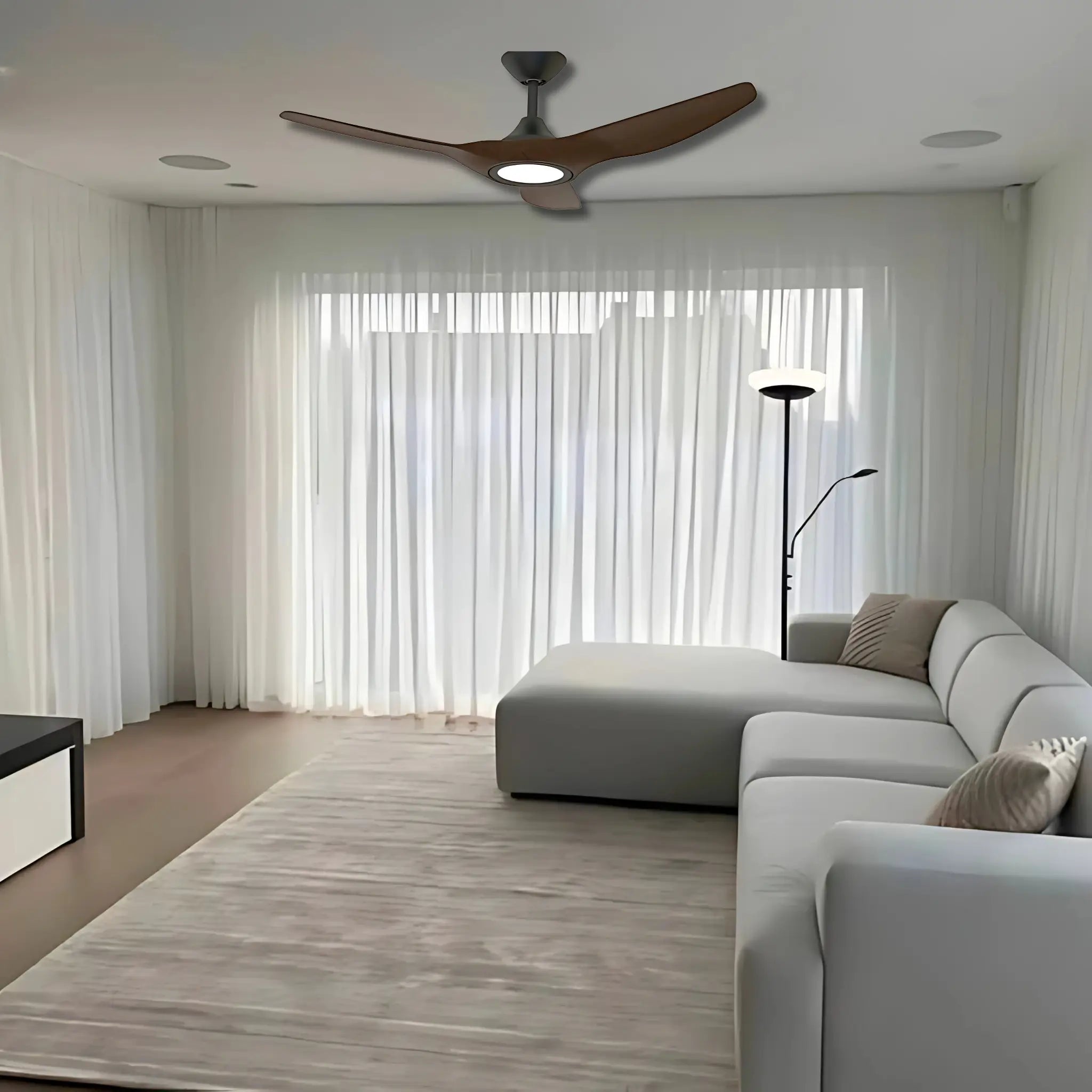 Domus Strike 48 Inch Dc Ceiling Fan with Led and Remote