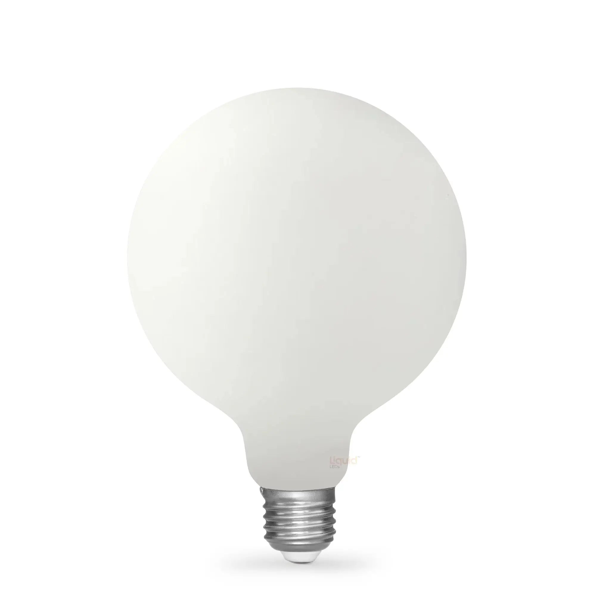 11W G125 LED Globe E27 Porcelain in Soft White - LiquidLEDs™ - Globe Bulbs