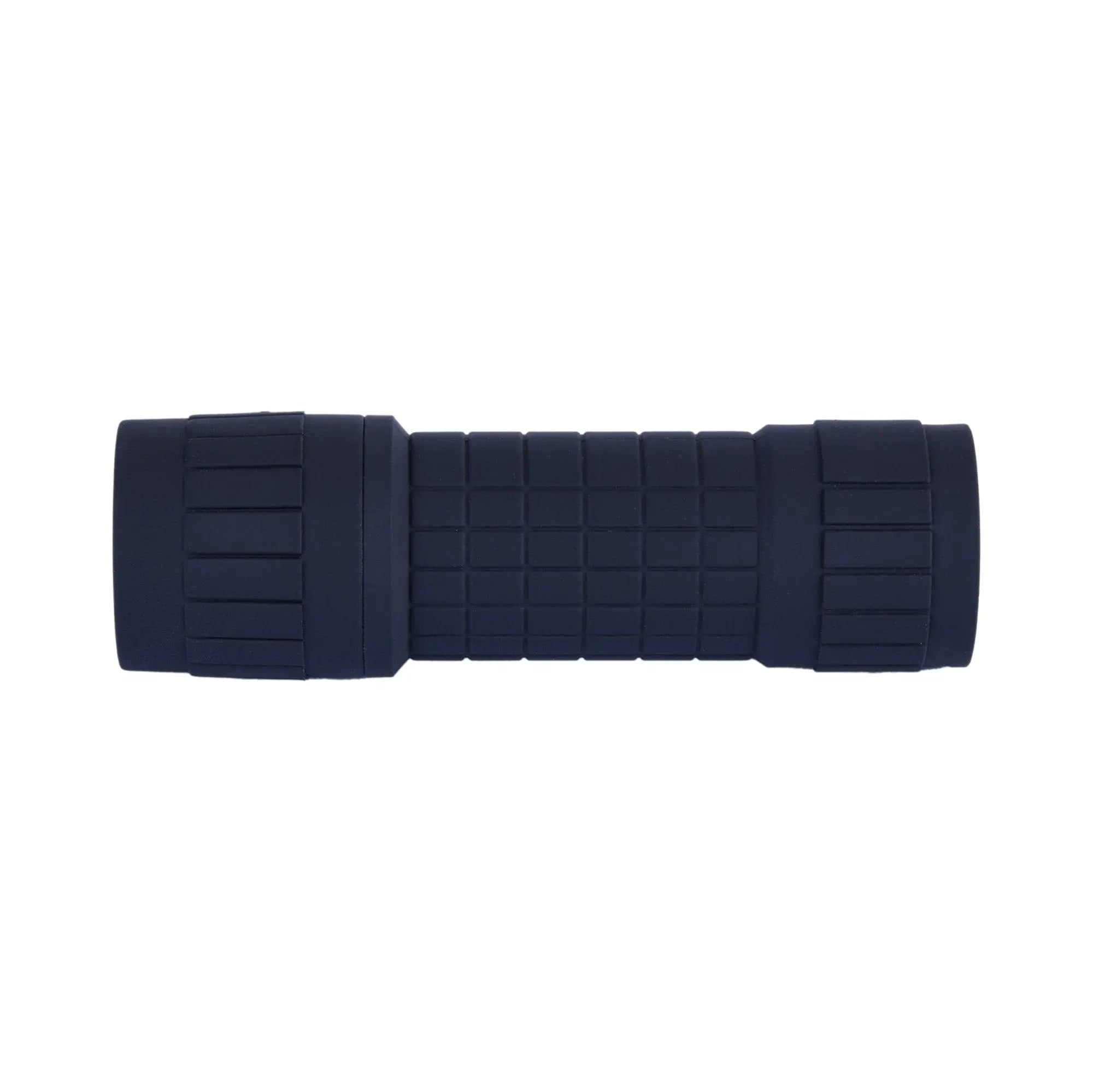 A durable pocket torch black with dark blue textured compact design ideal for portable lighting with cob led technology