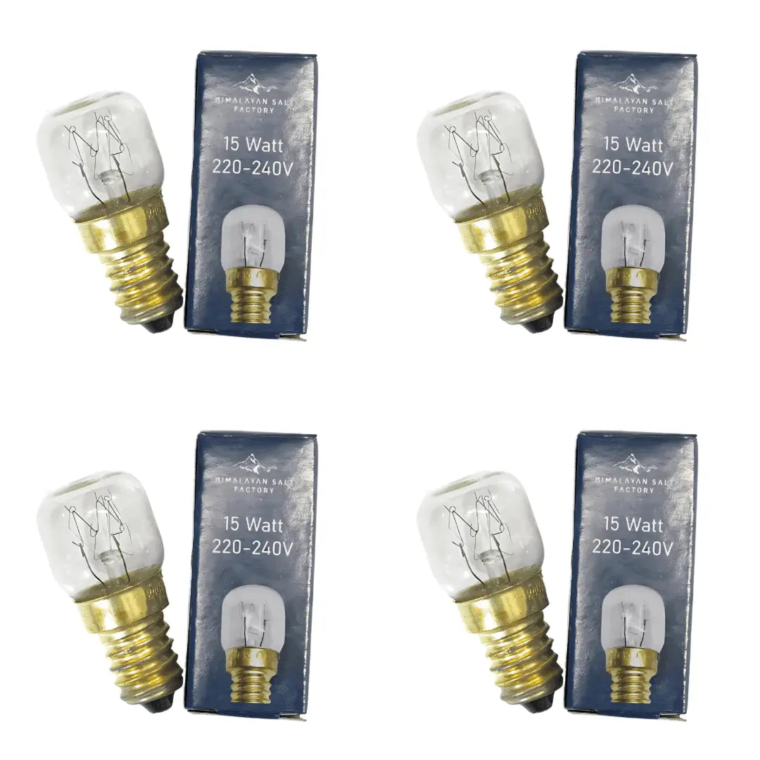Green Earth Lighting Australia Himalayan products E14 Himalayan Salt Lamp Replacement Bulbs – 15W 240V | 4-Pack