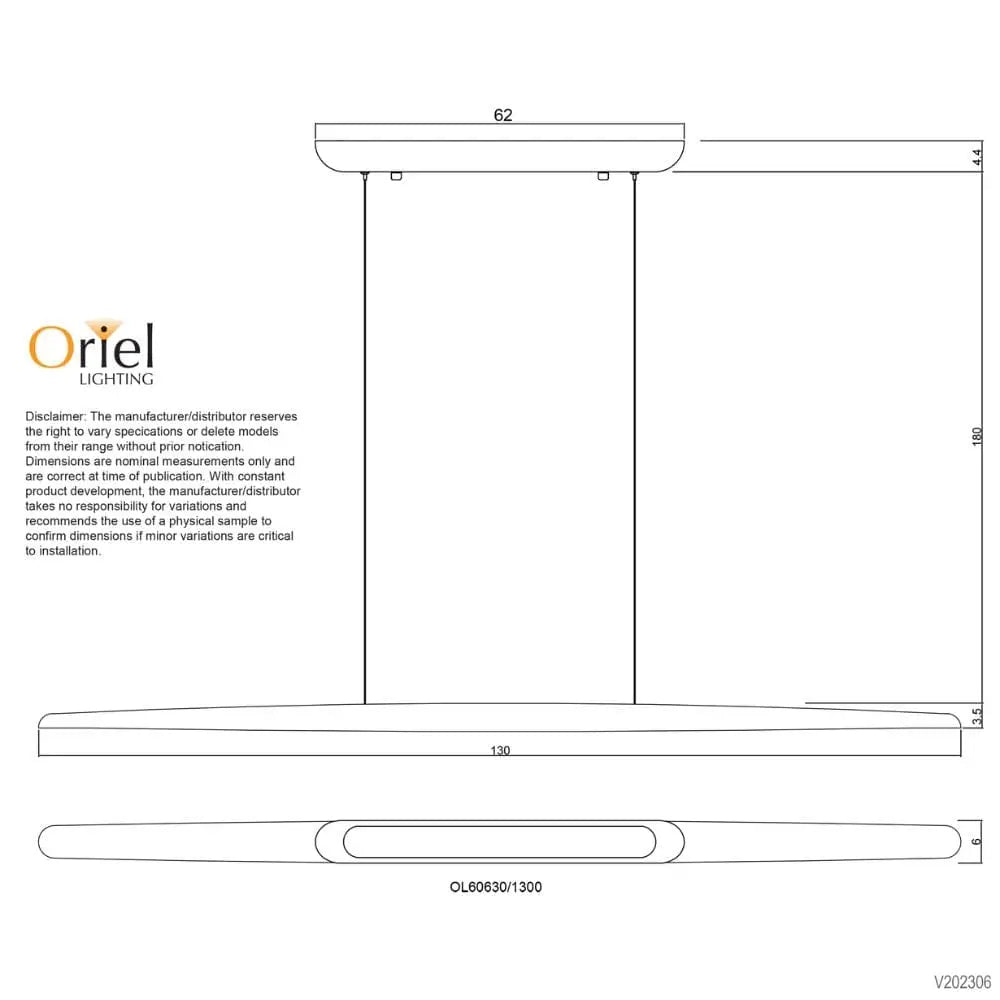 Eastoff Ash Timber Led Pendant Light – Tri-colour Dimmable | Oriel