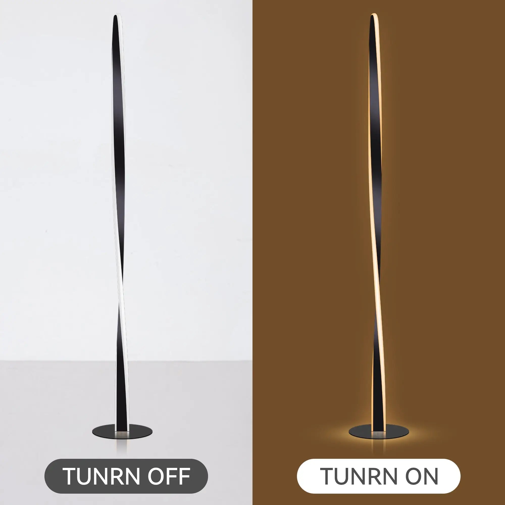 Enhalus Led Floor Lamp - Black Lexi Lighting