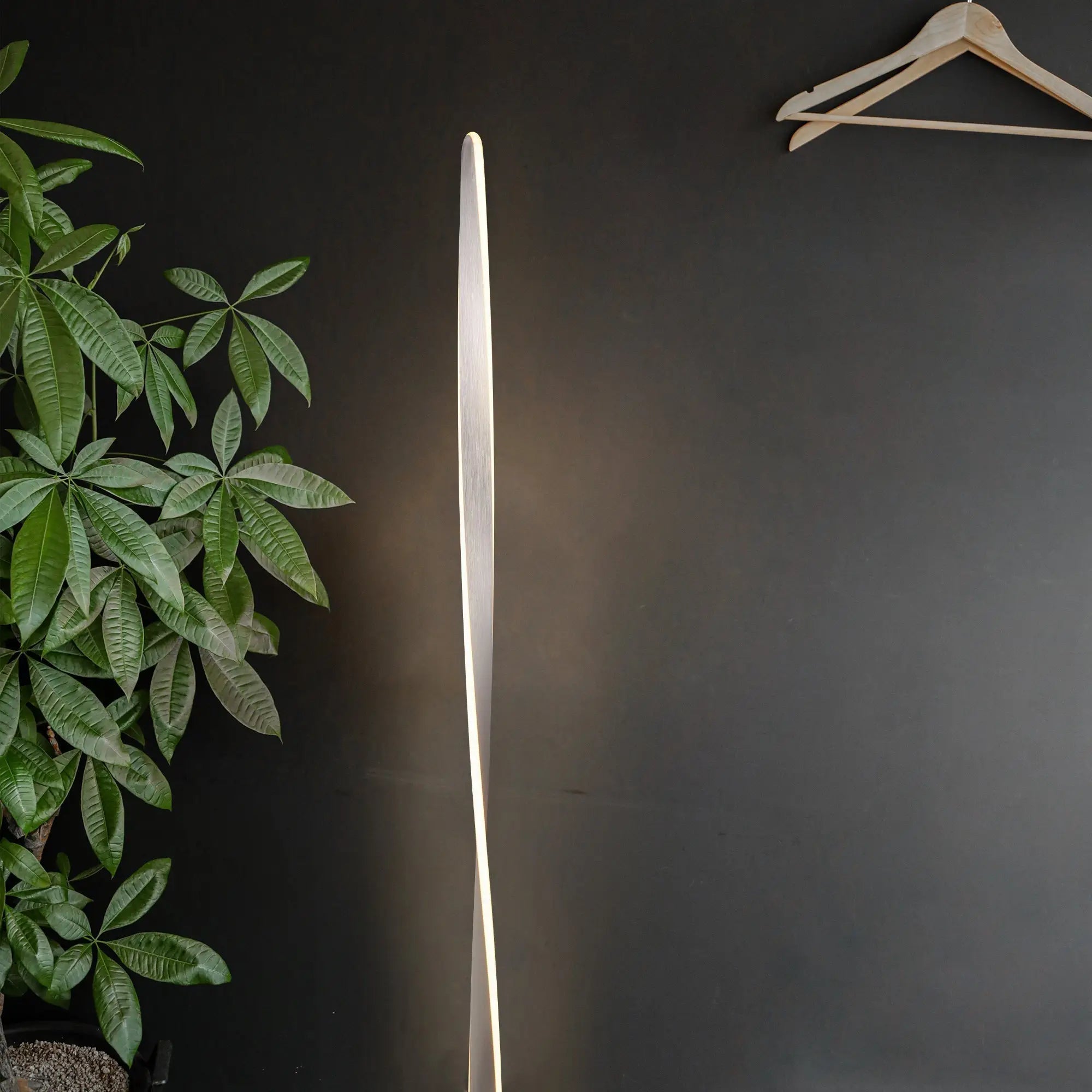 Enhalus Led Floor Lamp - Brushed Chrome Lexi Lighting
