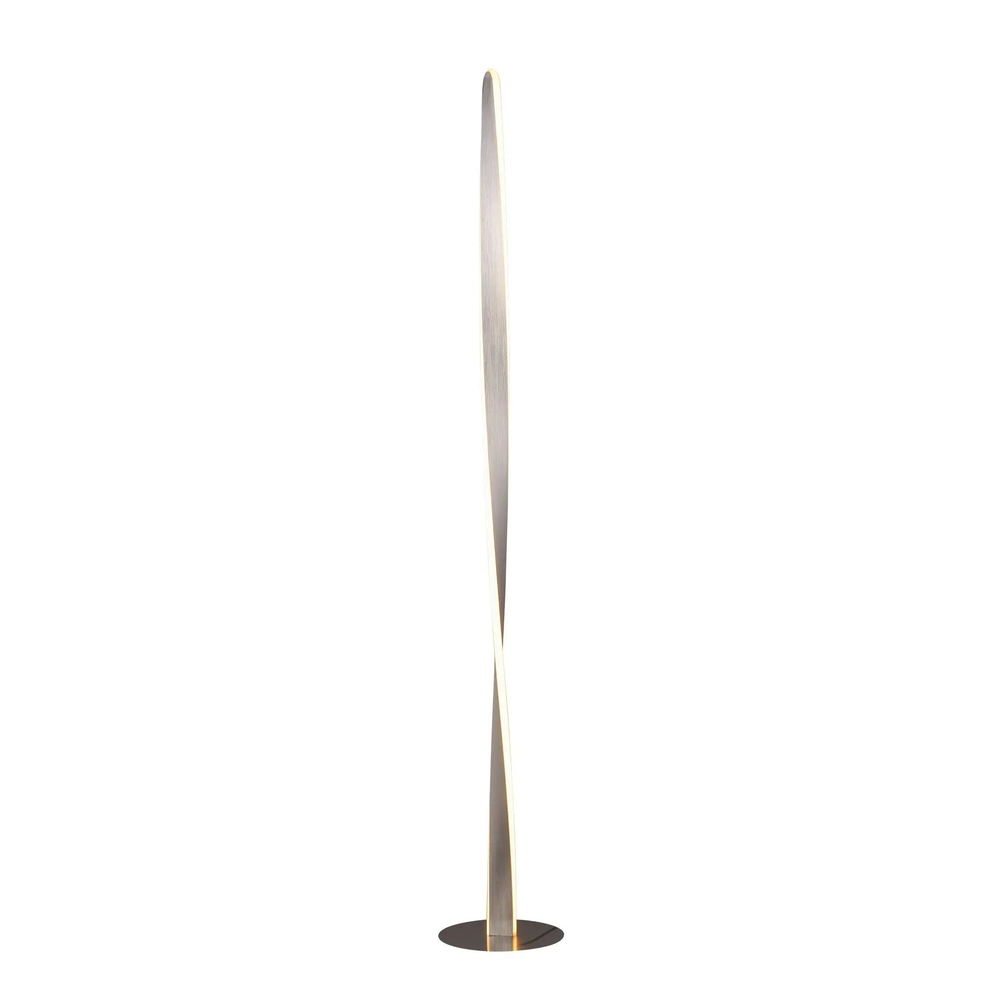 Enhalus Led Floor Lamp - Brushed Chrome Lexi Lighting