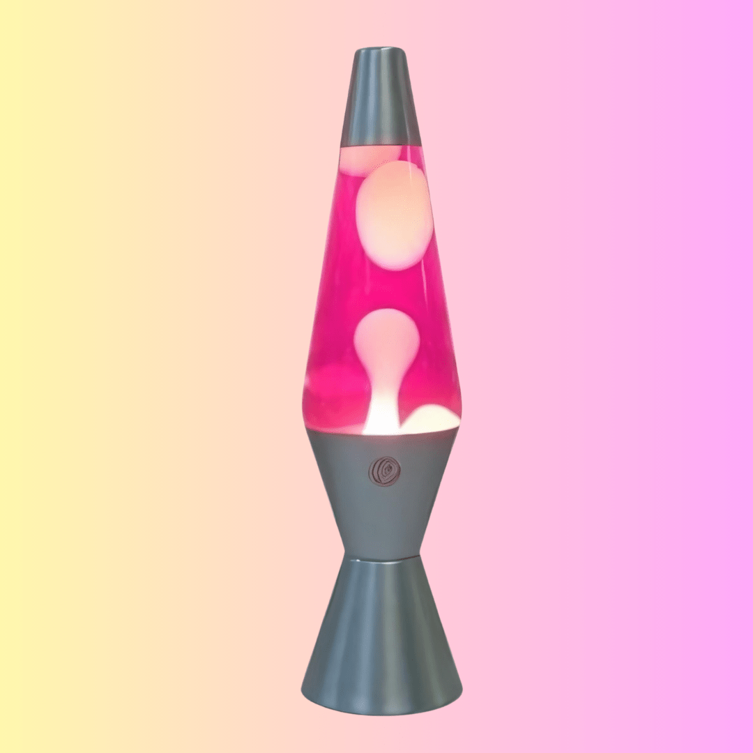 Green Earth Lighting Australia Lava Lamp Lava Lamp Diamond Motion Large 37cm - Pink White KM802J