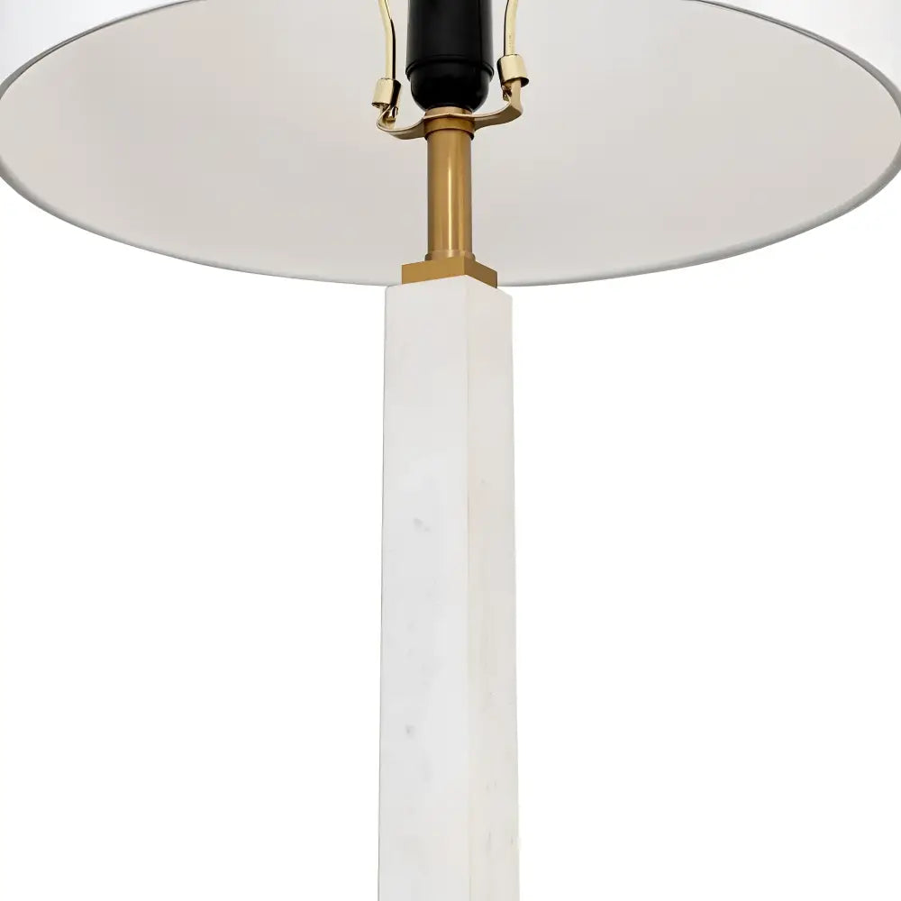 Green Earth Lighting Australia Table Lamp Essex Marble Table Lamp - White B12450