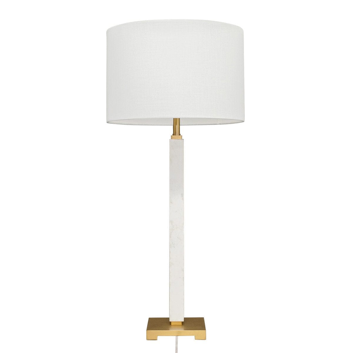 Green Earth Lighting Australia Table Lamp Essex Marble Table Lamp - White B12450