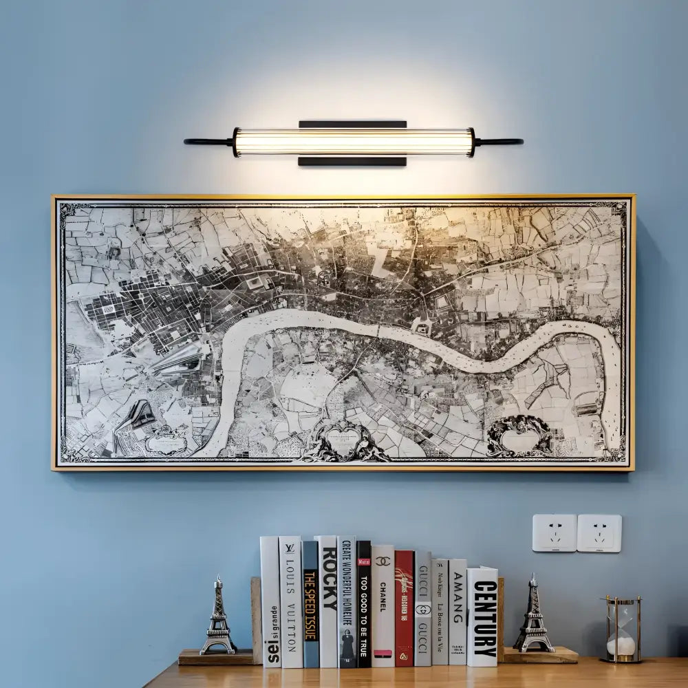 Green Earth Lighting Australia Wall Light ESTRIADO Matte Black 10W LED Fluted Glass Wall Light ESTMBK