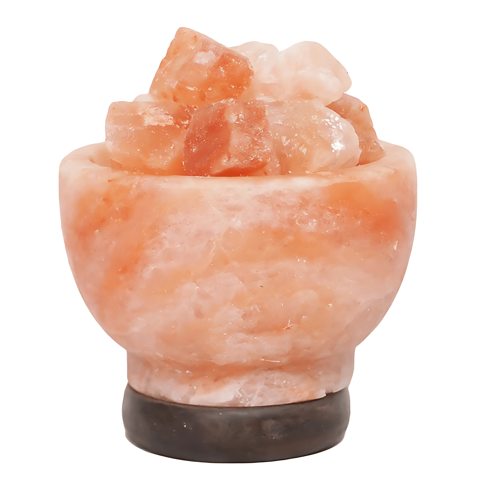 Green Earth Lighting Australia Home & Garden > Lighting > Night Lights & Ambient Lighting Fire Bowl Himalayan Salt Lamp – Timber Base (12V – 12W) Fire Bowl