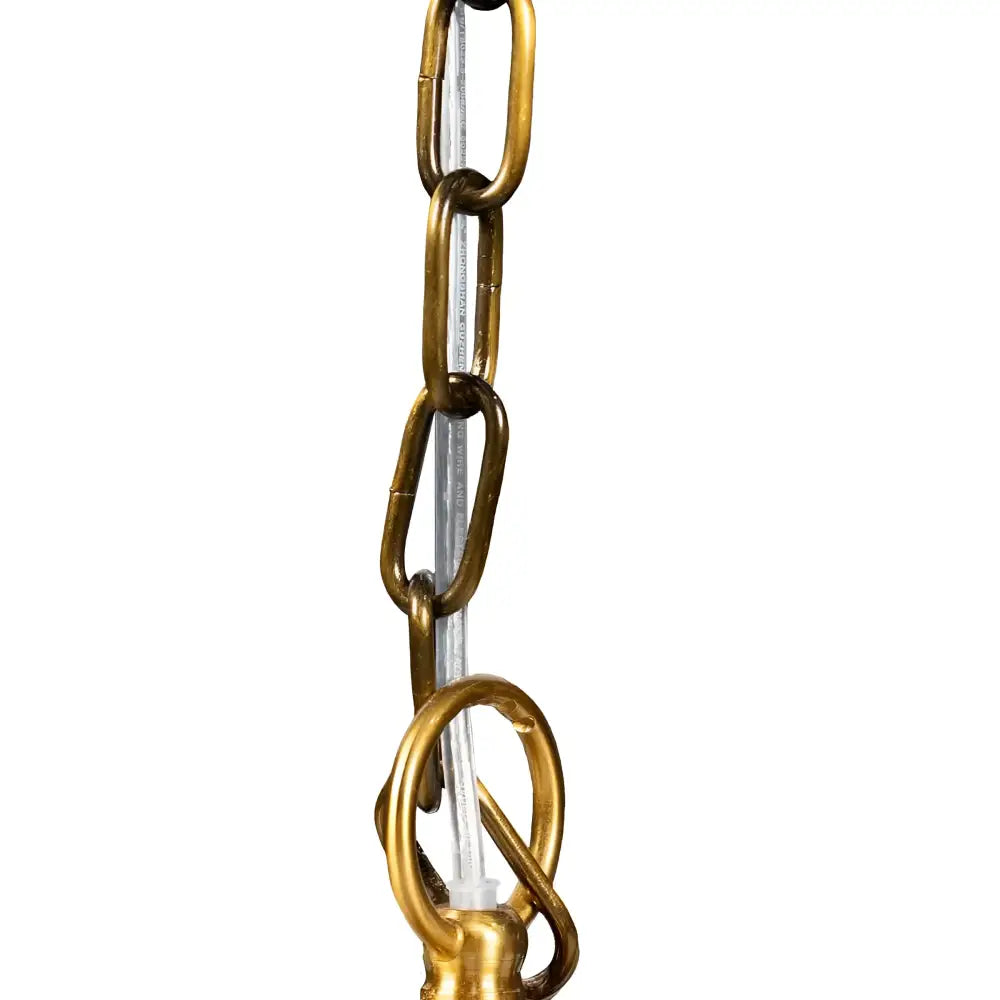 Green Earth Lighting Australia Home & Garden > Lighting Florence Antique Brass 6 Light Alabaster Pendant 20812