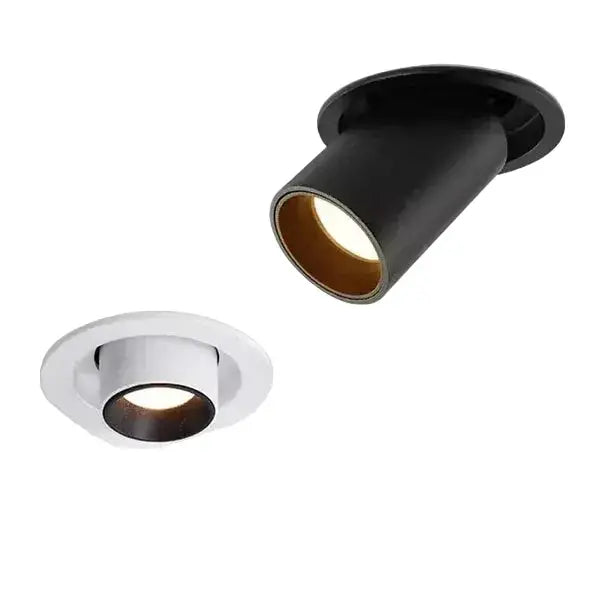 Focus 12w Retractable Tri-colour Dimmable Recessed Ceiling Light 90mm