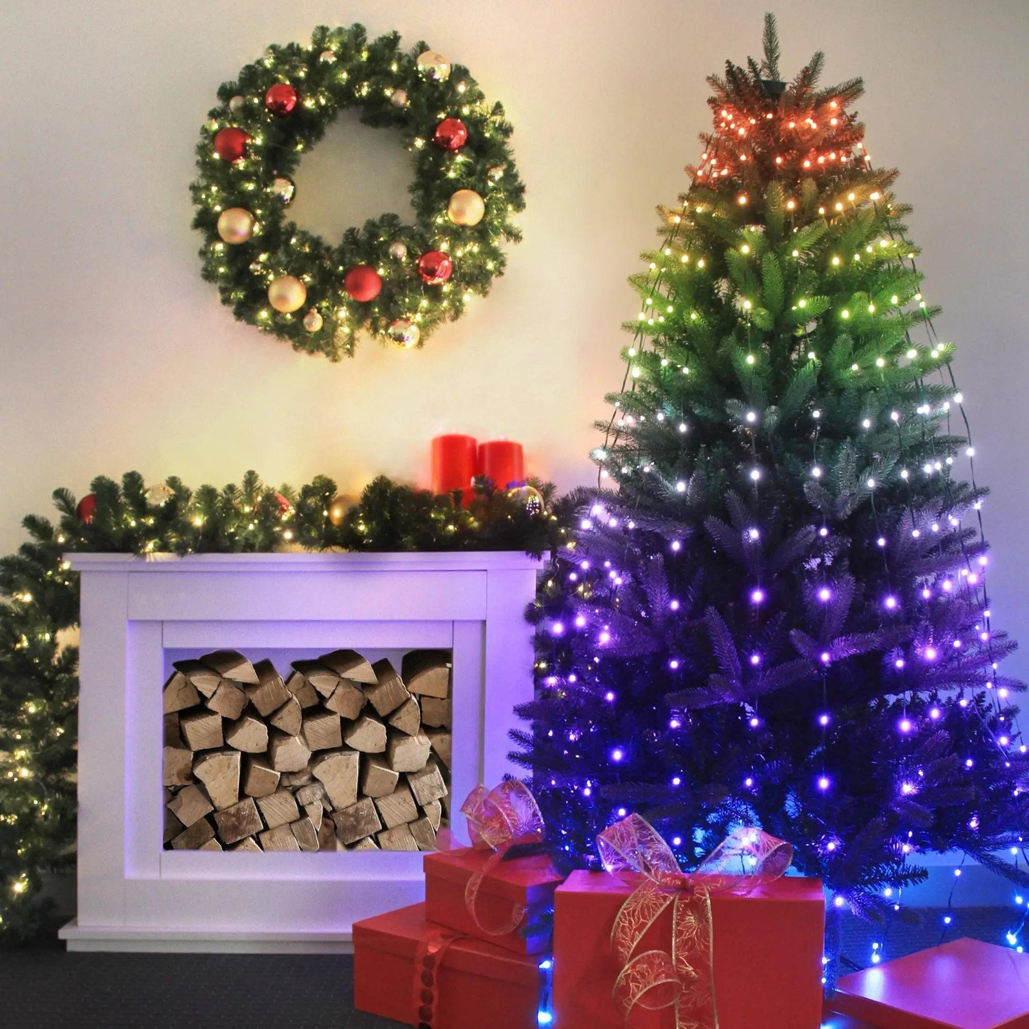 Rgb Led Strip Christmas Tree Lighting Remote Control - for 1.8m Tree