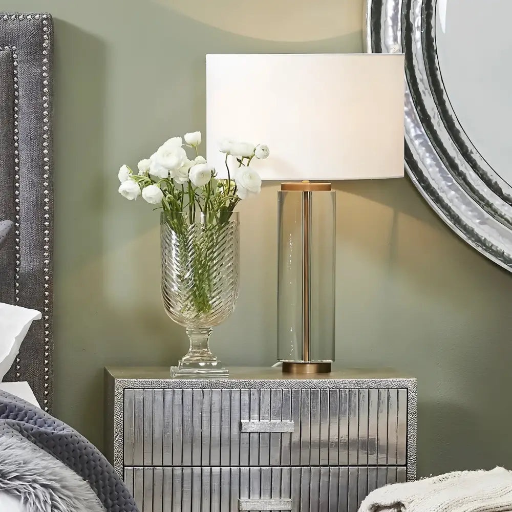 CAFE LIGHTING & LIVING Table Lamp Forrester Crystal Table Lamp 12184