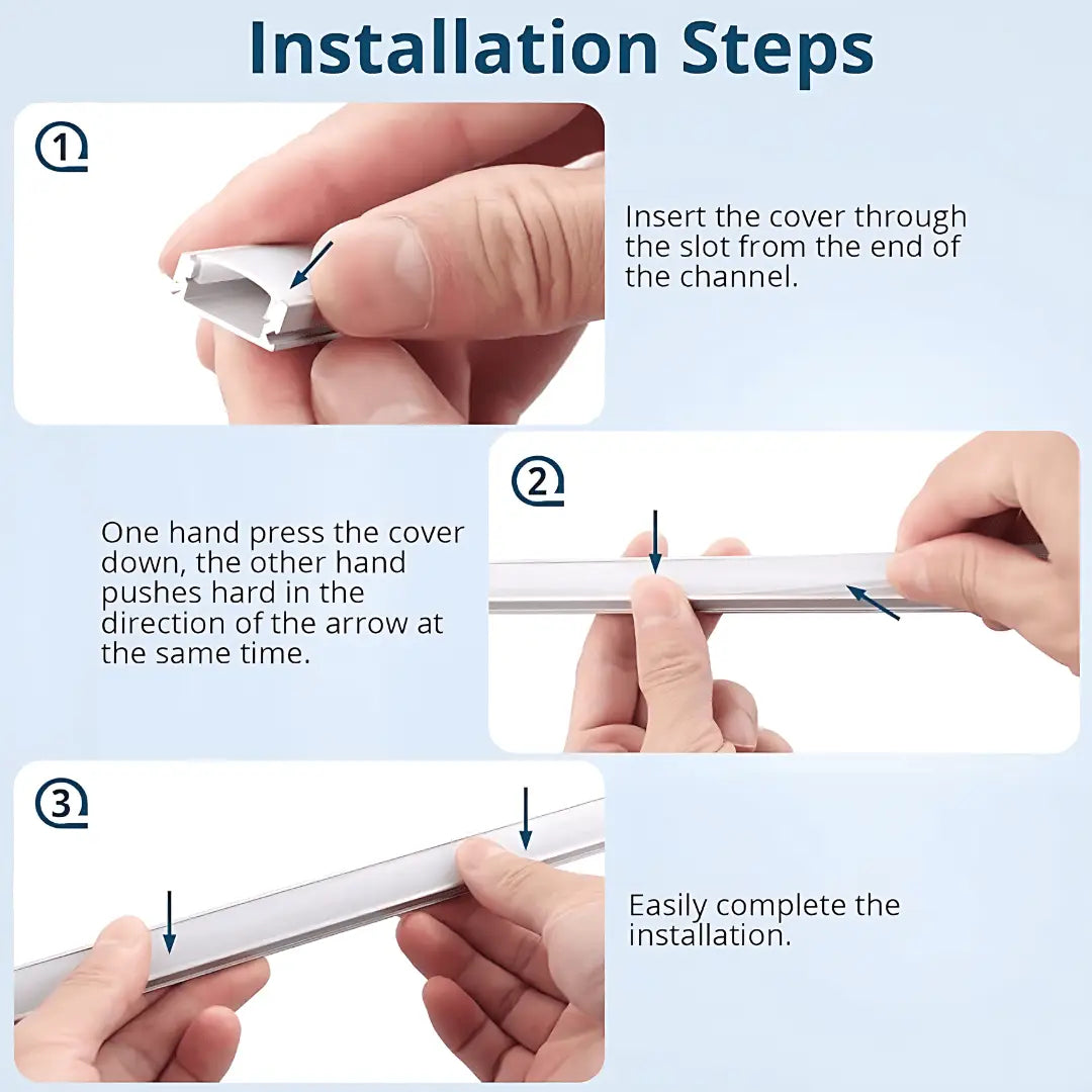 Glowflex 3000k Cob Led Strip Light Easy Installation