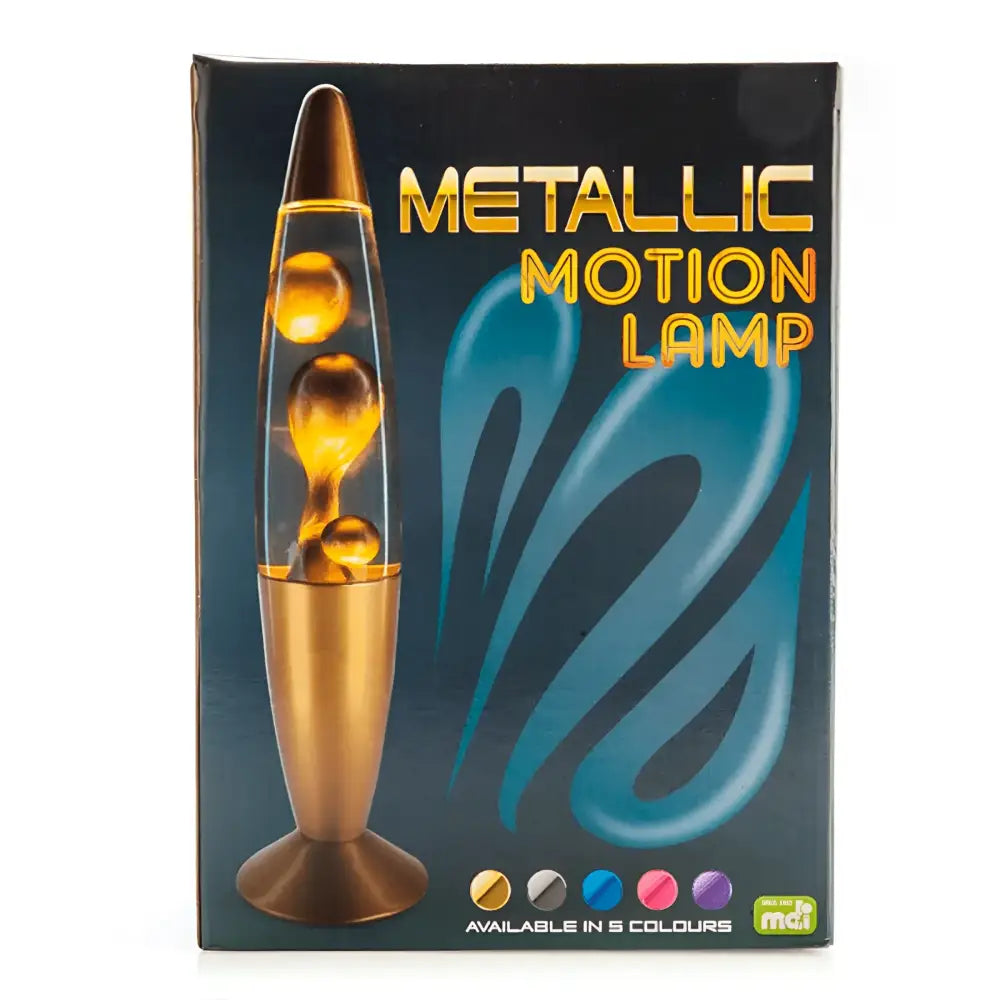 MDI Lava Lamp Gold Metallic Lava Lamps KLS-MML/GO