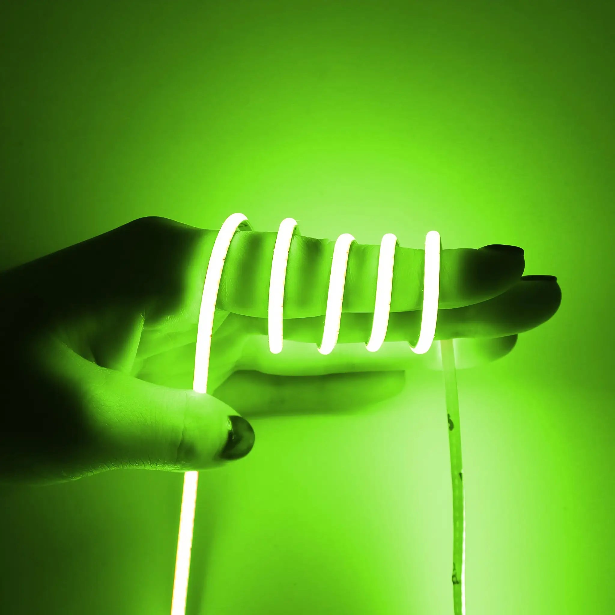 Green Colour Led Strip Lighting Kit Ultra Slim Ip20 5 Meters