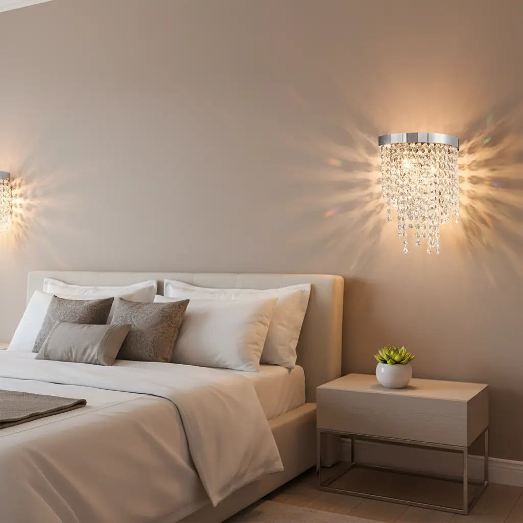 Valmont Asfour Crystal Integrated 8w Led Wall Light