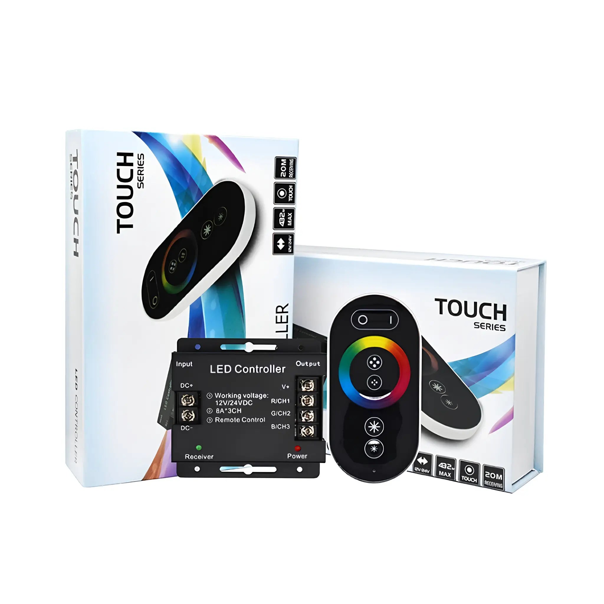 Touch Series Rgb Strip Light Rf Remote Controller
