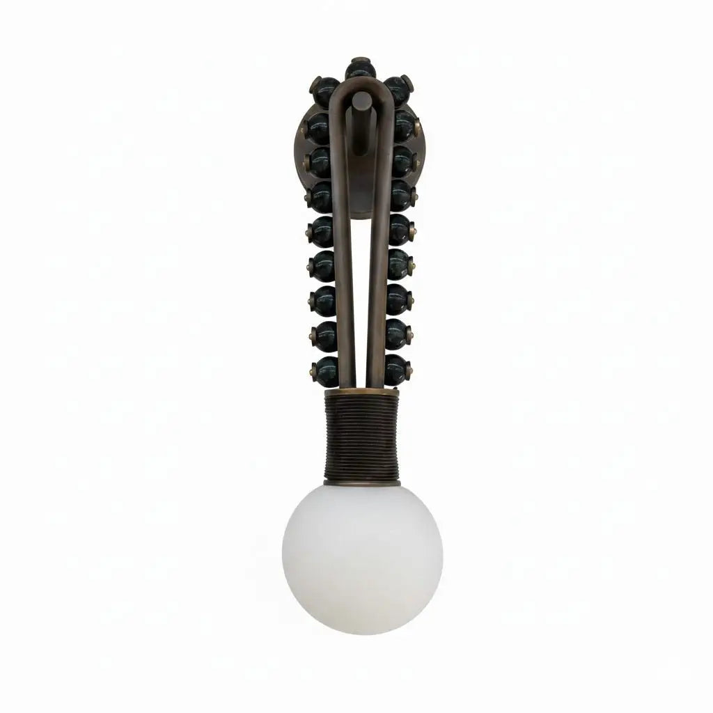 Hudson Bronze Alabaster Spanish Marble Led Wall Light