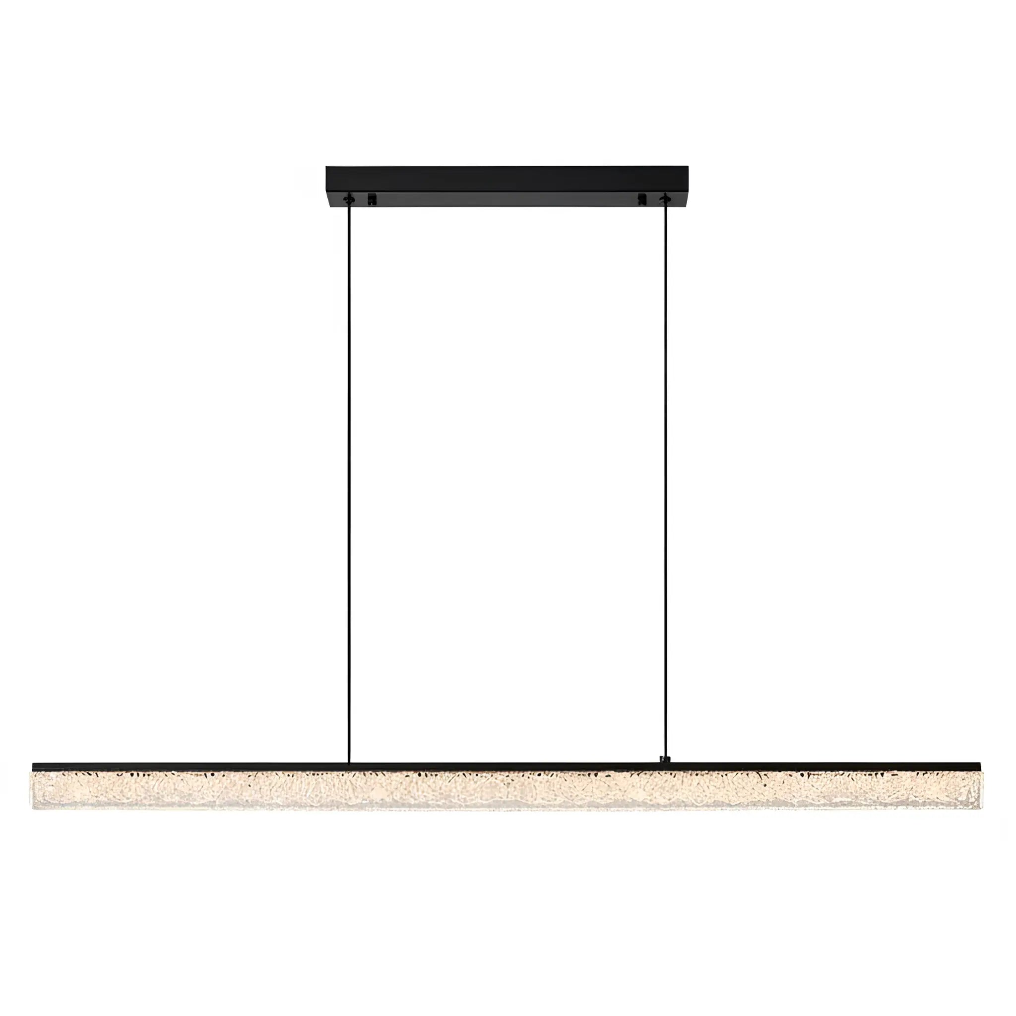 Green earth Avalon Black Linear Tri-Colour LED Pendant Light