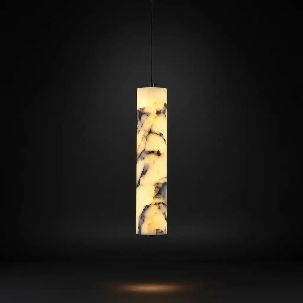 Green earth Granada Spanish Marble Tri-Colour LED Alabaster Pendant Light