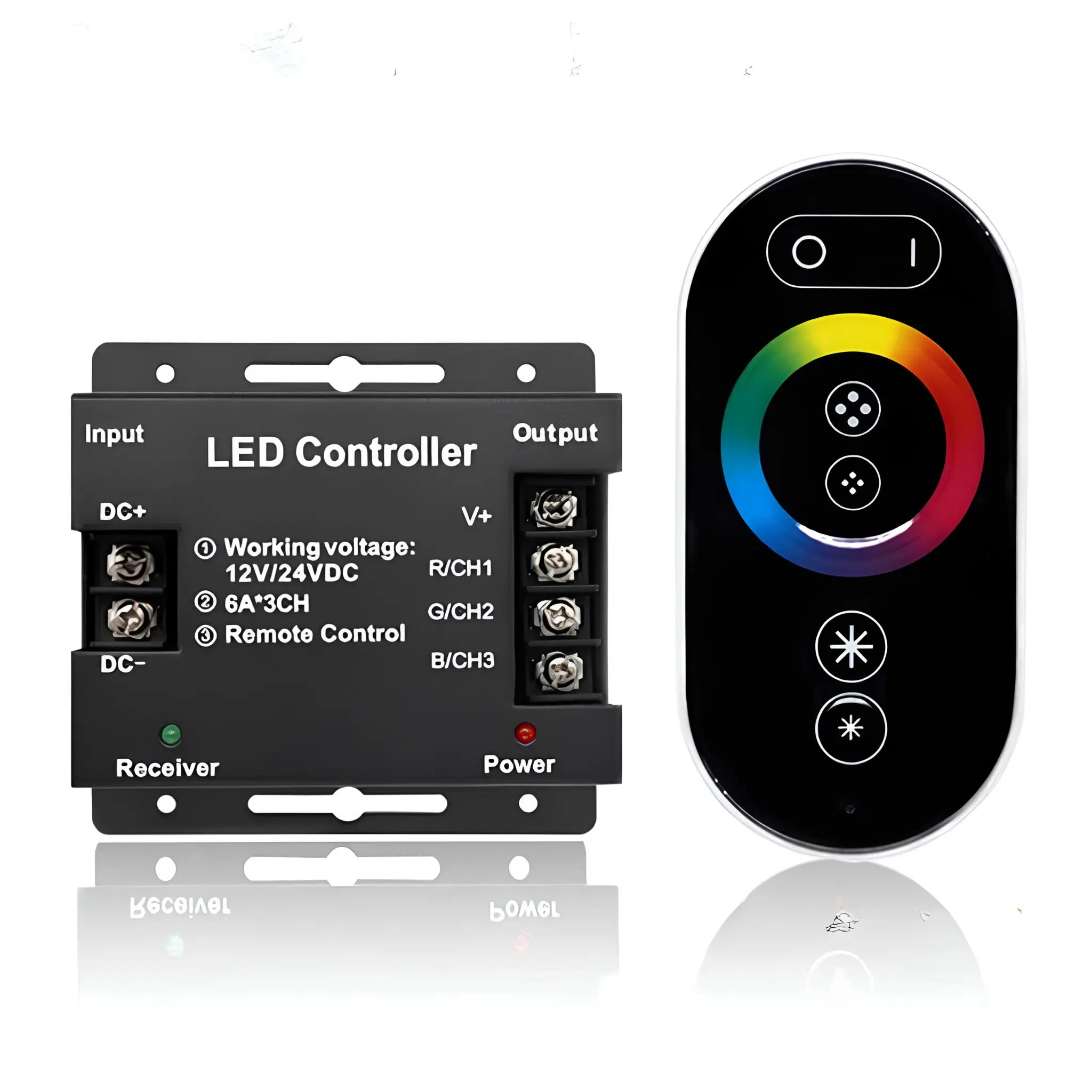 Touch Series Rgb Strip Light Rf Remote Controller