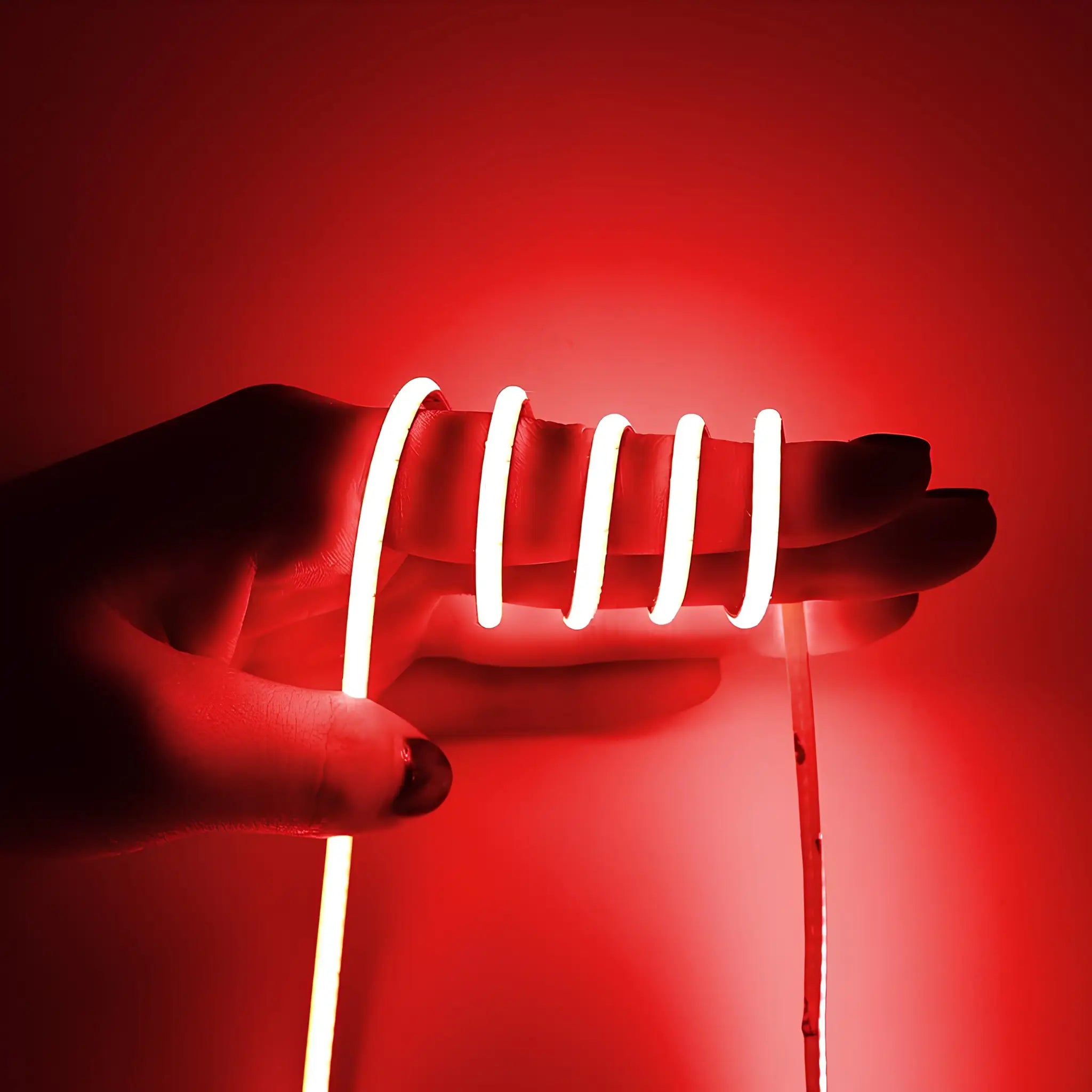 Red Colour Led Strip Lighting Kit Ultra Slim Ip20