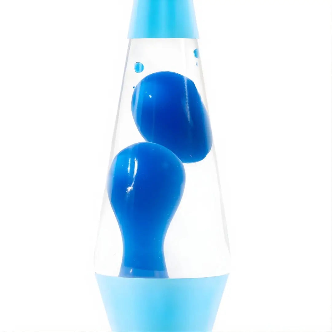 Pastel Blue Diamond Motion Lava Lamp for Retro Decor