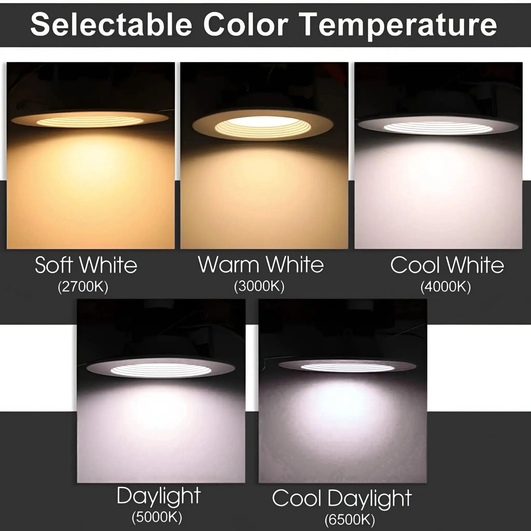 Barossa 12W Low Glare 5CCT Dimmable LED Downlight - 90mm Cut