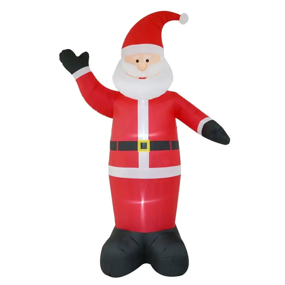 3m Giant Santa Inflatable Decoration Green Earth