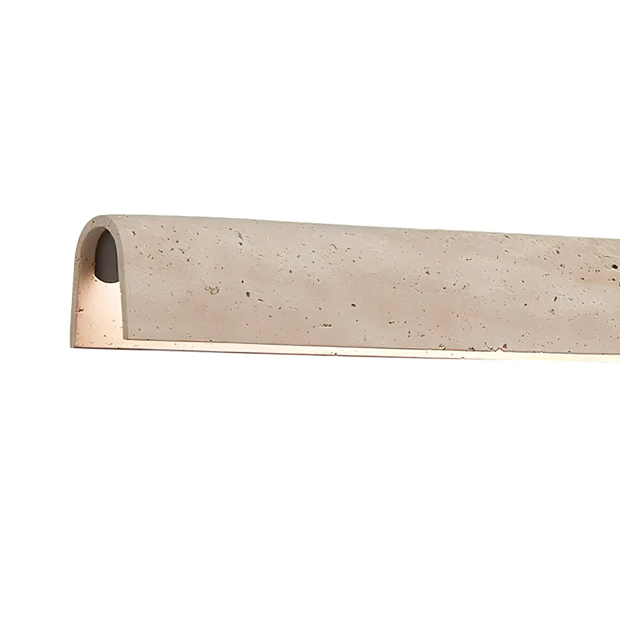 Ridge 1.5m Beige Travertine Modern Linear Led Pendant