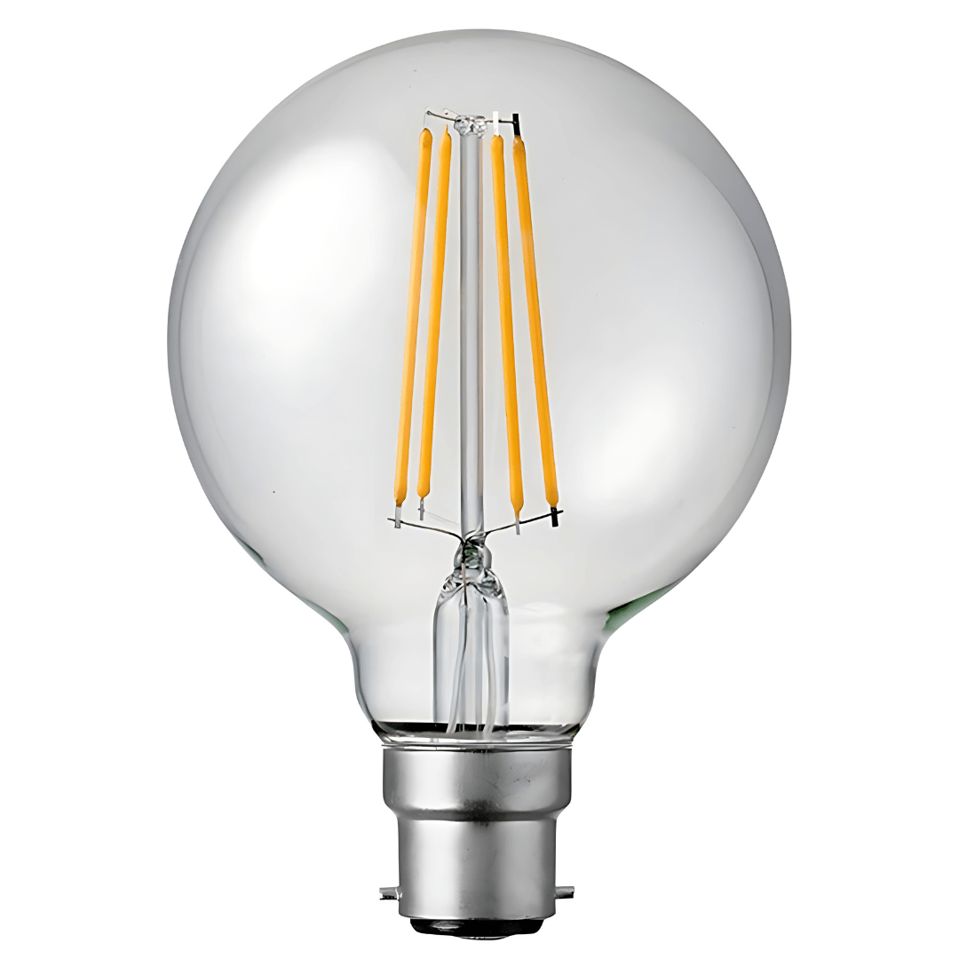 Green Earth Lighting Australia Globe Bulbs 8W 1050lm B22 4000K Clear Dimmable LED G95 F822-G95-C-40K