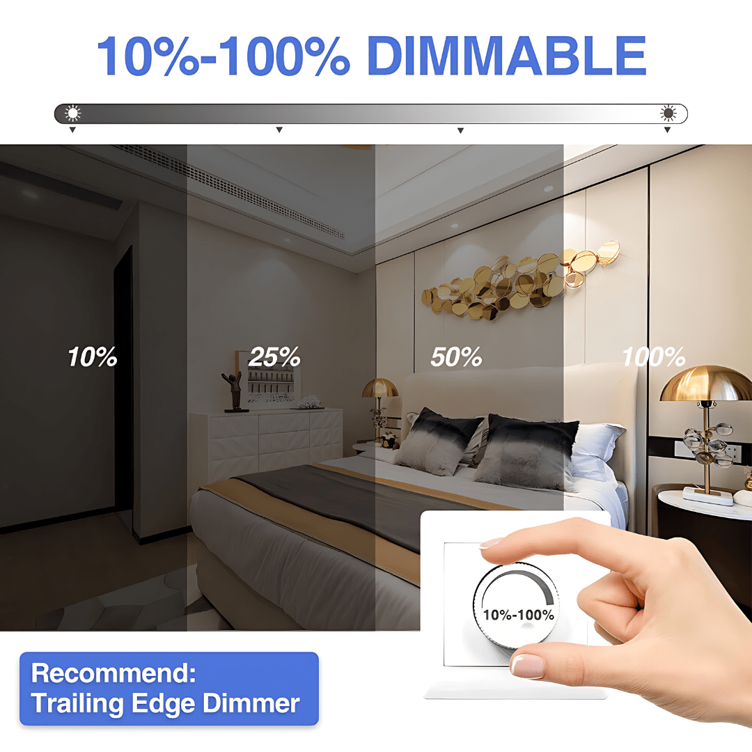 Green Earth Lighting Australia LED Downlight 13W Tri-Colour Tiltable Low Glare Dimmable LED Downlight 90mm Cut out KATW