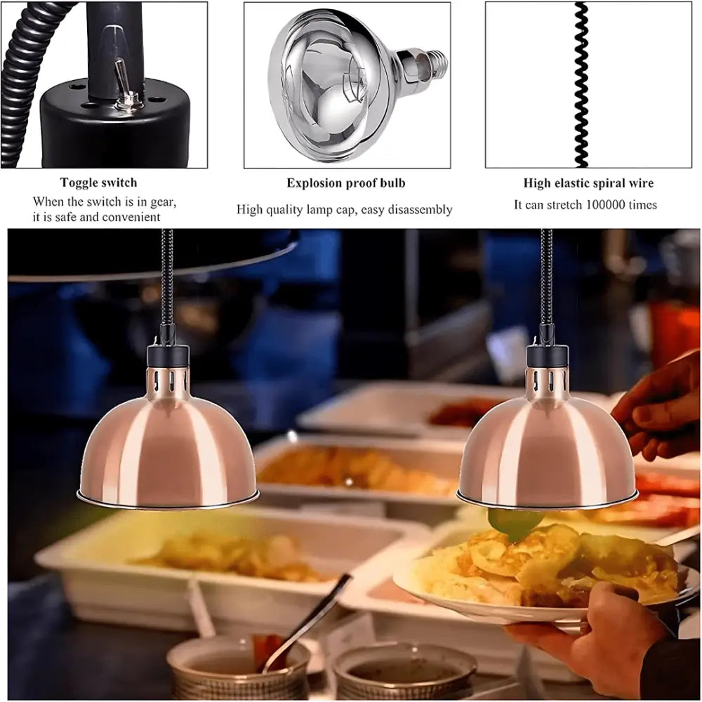 Green Earth Lighting Australia Pendant Light F250H Food Warmer Expandable Pendant Light GEF250H