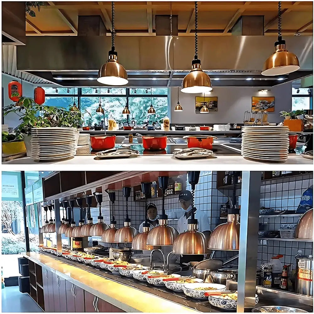 Green Earth Lighting Australia Pendant Light F250H Food Warmer Expandable Pendant Light GEF250H