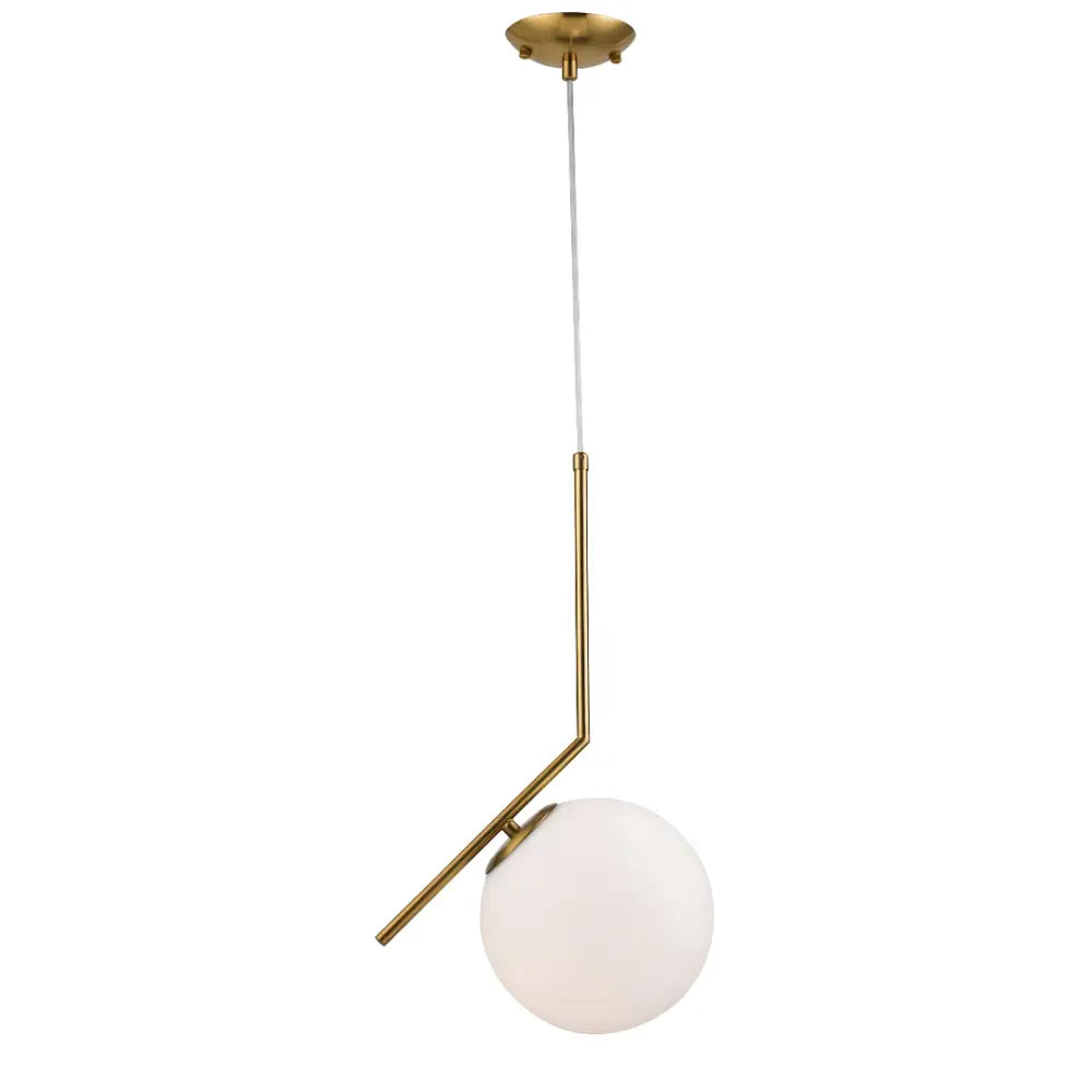 Green Earth Lighting Australia Pendant Light LUNA Gold Glass Ball Single Pendant Light GE250G