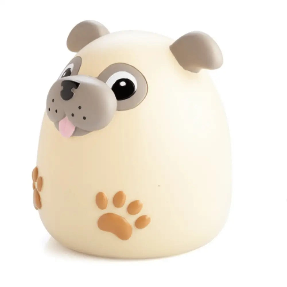 Greenearth Children’s Table Lamp Smoosho's Pals Pug Table Lamp Night Light XW-SPTL/P