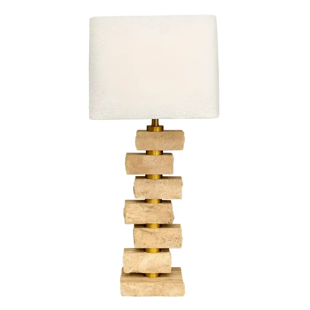 Green Earth Lighting Australia Table Lamp Hamburg Marble Table Lamp - Natural B12448